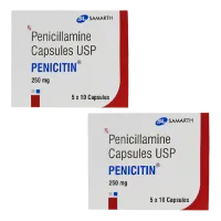 Пеницилламин Купренил аналог таб Cilamin/Penicitin 250мг №100 — Редкие и специализированные препараты