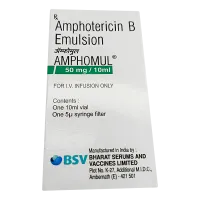 Амфотерицин В Amphomul (Amphotericin B) эмул для ин 50мг/10мл Индия №1 — Инфекционные заболевания и противомикробная терапия