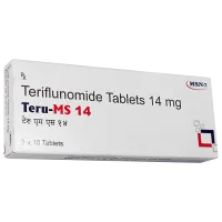 Терифлуномид (Абаджио аналог) 14мг таблетки Teru MS №30 — Редкие и специализированные препараты